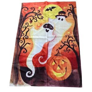 Sue Zipkin Halloween Ghost Flag 28" x 40"